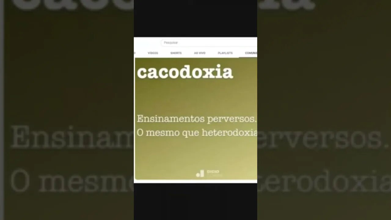 O que vem a ser heterodoxia em nosso meio?