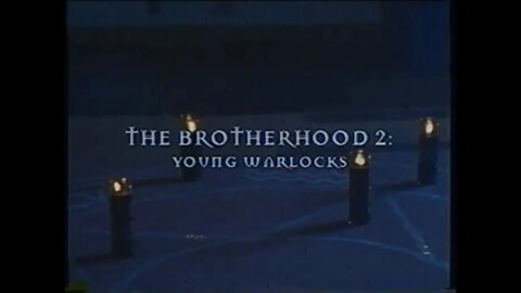 THE BROTHERHOOD 2 - YOUNG WARLOCKS (2001) Trailer [#VHSRIP #thebrotherhood2 #thebrotherhood2VHS]