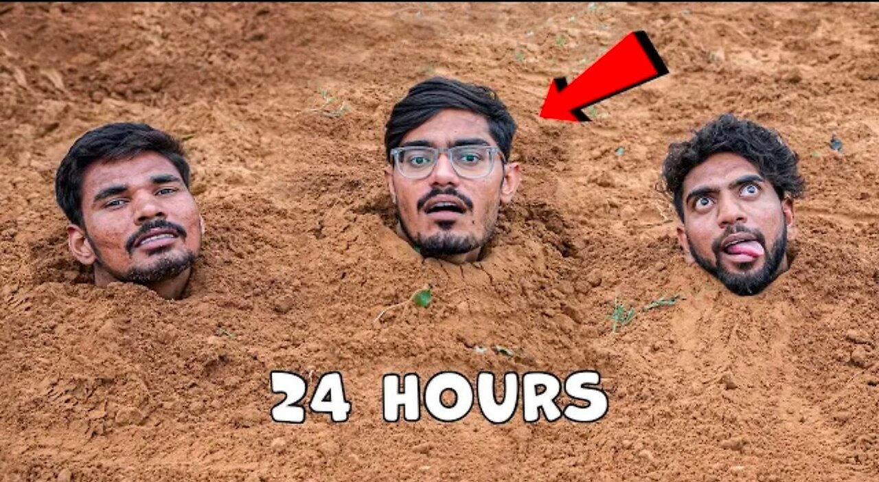 24 Hours Buried Alive Underground | 24 घन्टे जिन्दा दफ़न | Will We Survive?