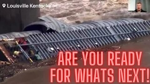 Ohio River Disaster As Methanol Barge Smashes Into Dam (Train Derailment Also)