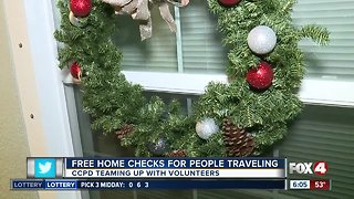 Home check-ups in Cape Coral while you are out of town for the holidays