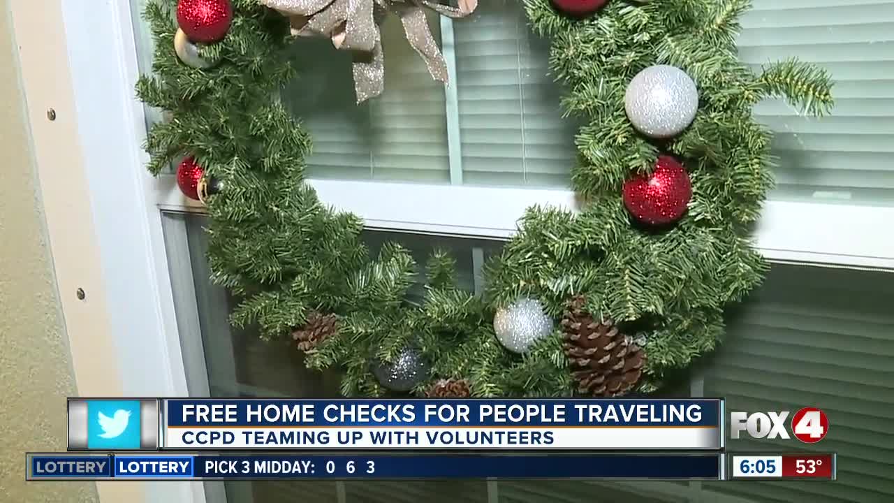 Home check-ups in Cape Coral while you are out of town for the holidays