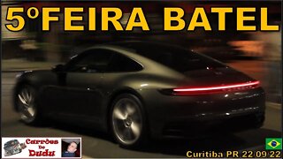 5º Feira Batel 22/08/22 Carrões do Dudu Curitiba BRASIL BMW zerinho burnout fritão Ferrari 458 Posto