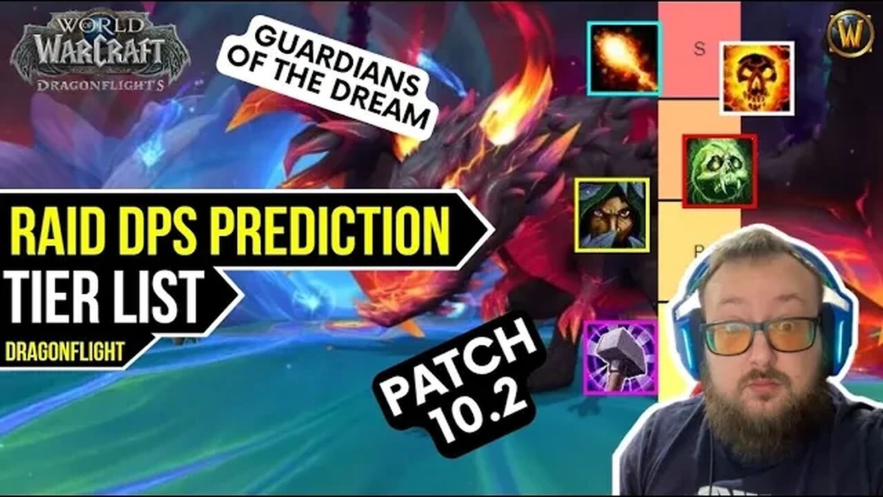 WoW Raid DPS Tier List 10.2 (Predictions) | Dragonflight