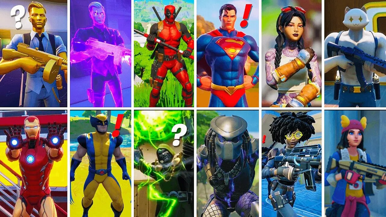 Every Single Boss, Mythic Weapon & Vault Locations in Fortnite Season 1 - 7