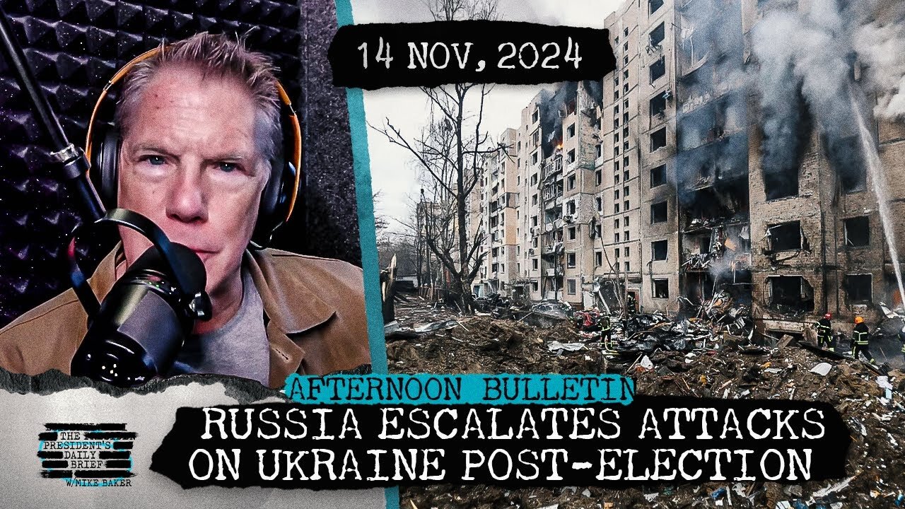 Whistleblowers Drop UFO Bombshells & Russia Escalates Attacks On Ukraine Post-Election