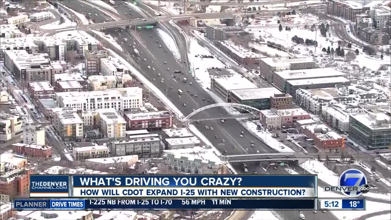 What's Driving You Crazy? I-25 expansion concerns