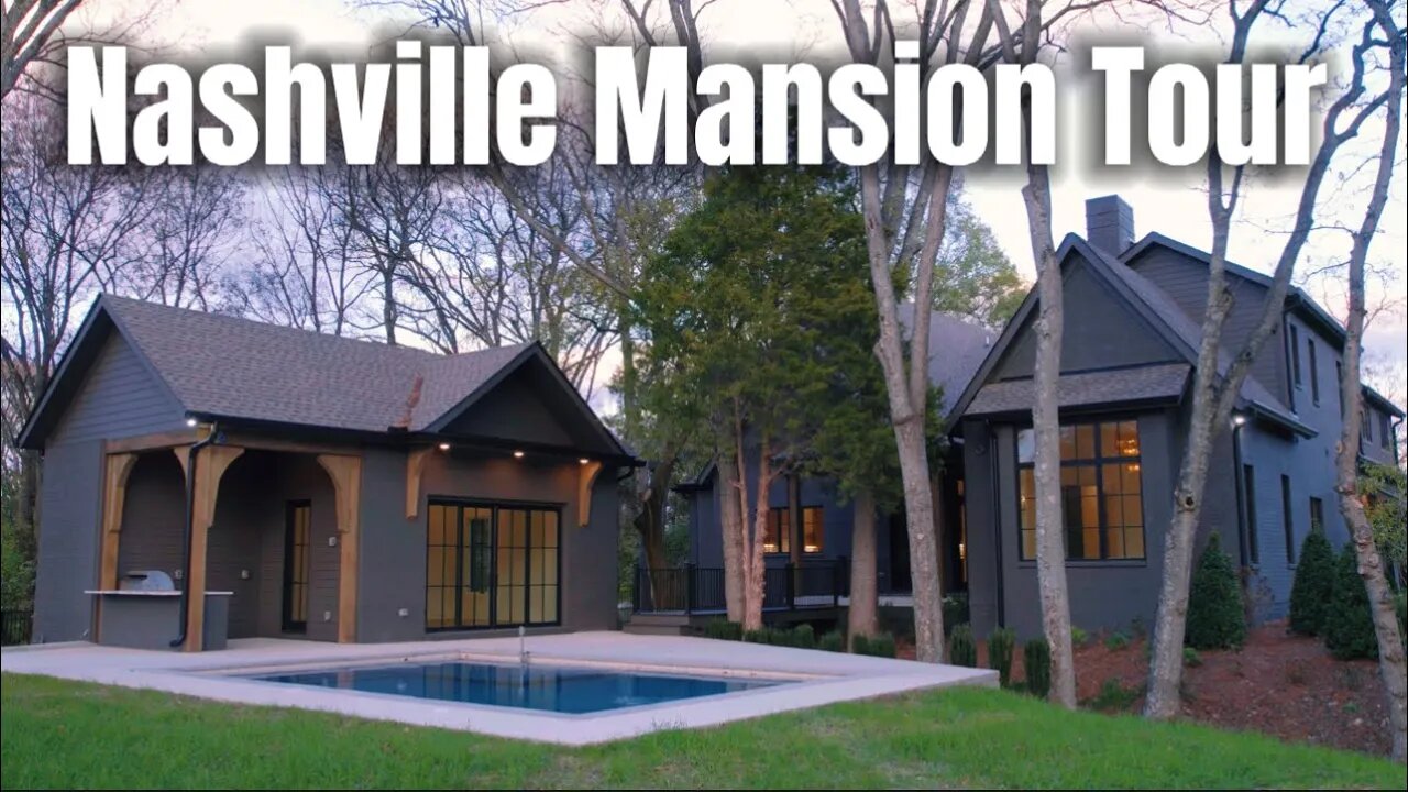 INSIDE a $3,850,000 Transitional Modern Home in Nashville, TN