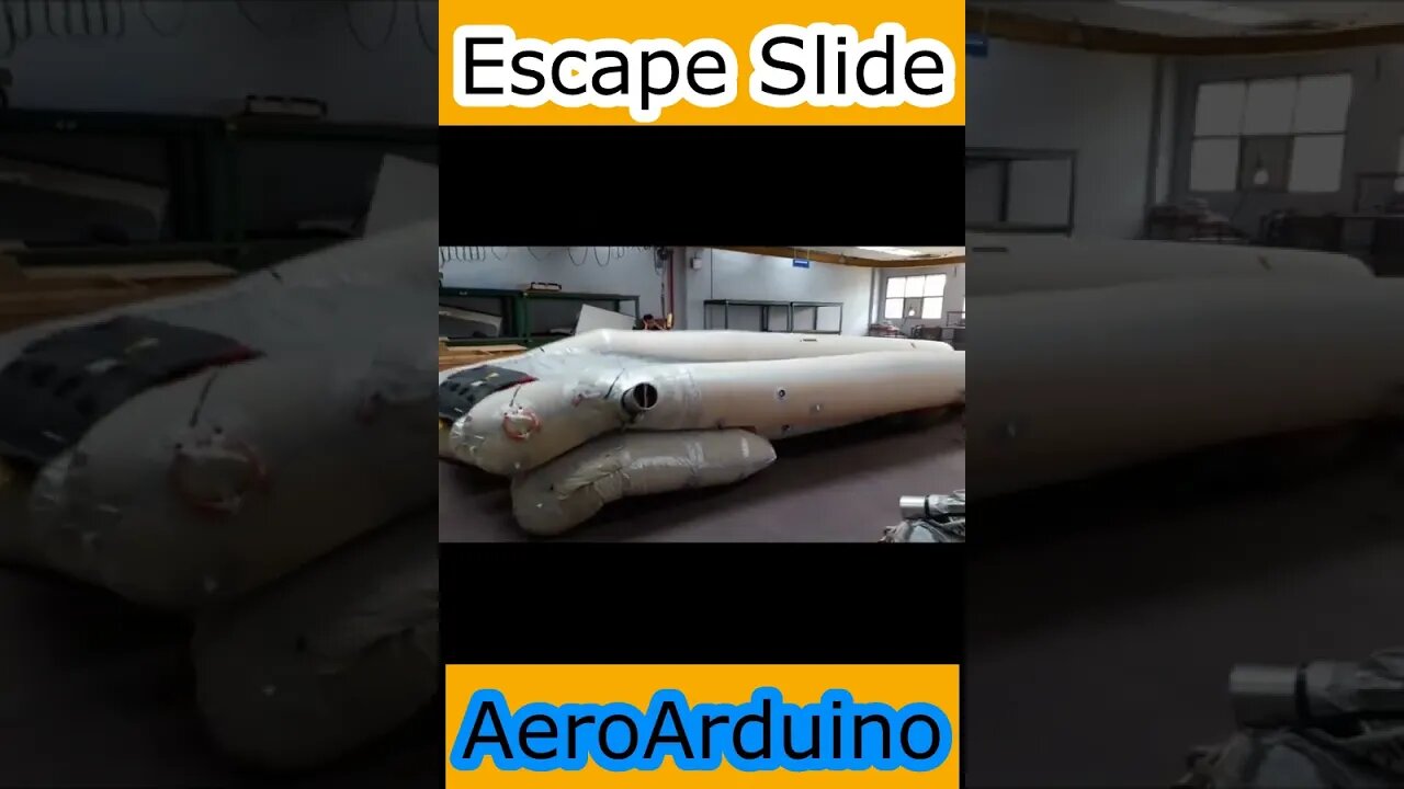 Watch Funny Man With Escape Slide Shooting #Aviation #Flying #AeroArduino