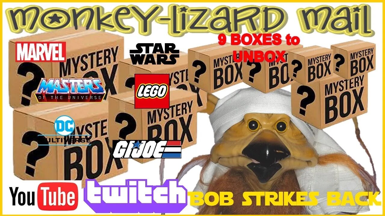 LIVE MYSTERY UNBOXINGS! MoNKeY-LIZaRD Mail