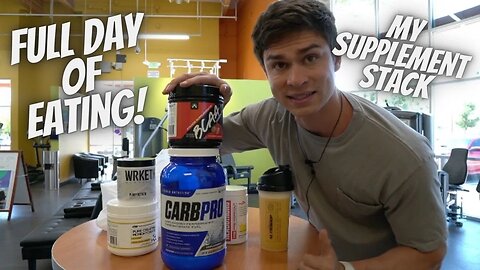 FULL DAY OF EATING/ MY SUPPLEMENT STACK FOR BULKING