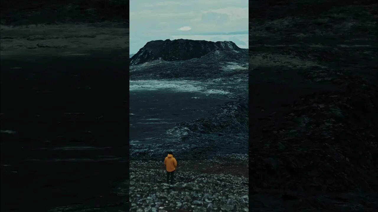 Standing on the edge staring right into the eyes of the caldera #volcano #iceland #nature #natgeo