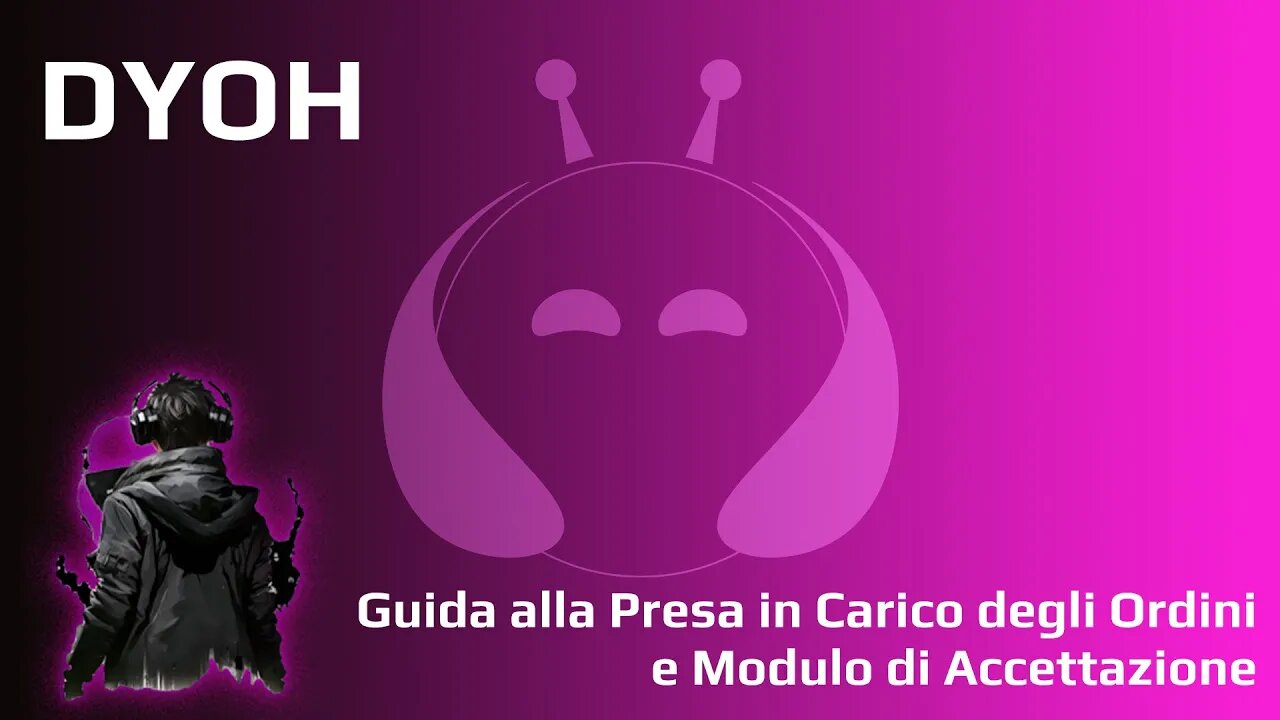 #musiccommunity #workwithus DYOH: Guida alla Presa in Carico degli Ordini e Modulo di Accettazione