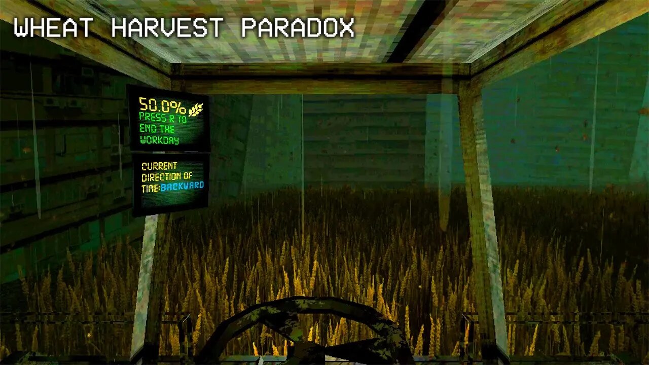 We’re Saving The World By Collecting Wheat - Wheat Harvest Paradox - PSX Style Horror Game