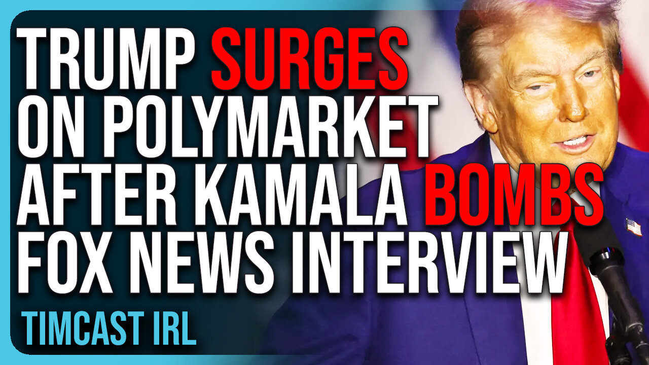 Trump SURGES On PolyMarket After Kamala BOMBS Fox News Interview