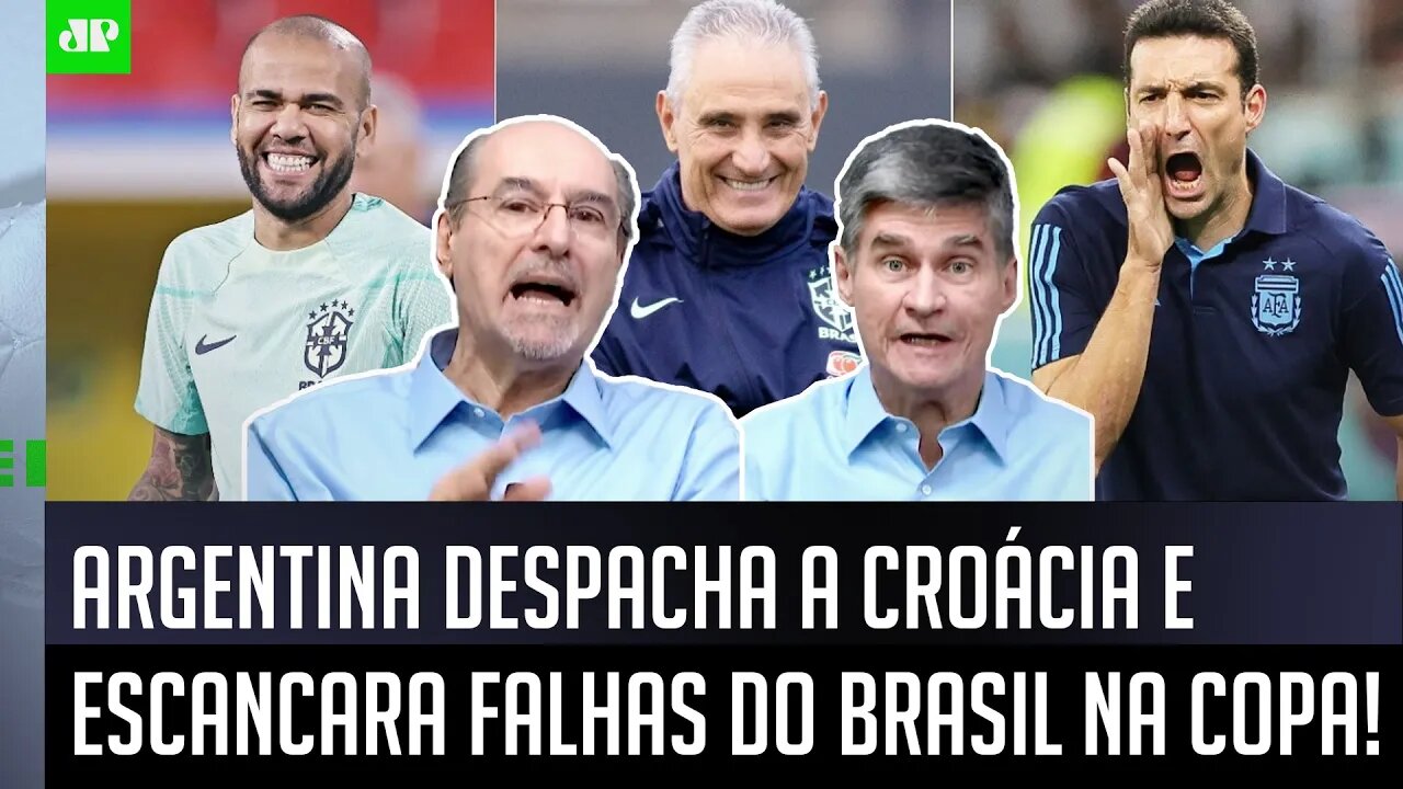"ISSO É UMA DESGRAÇA! É a BRODERAGEM! O Tite ERROU ao..." Argentina EXPÕE FALHAS do Brasil na Copa!