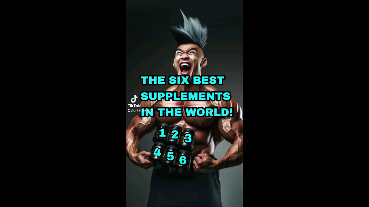 The six must have best supplements in the world.