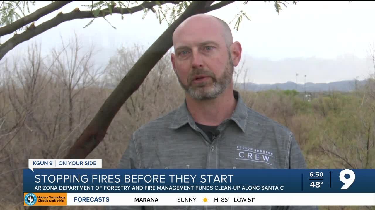 Wildfire prevention efforts underway along Santa Cruz River