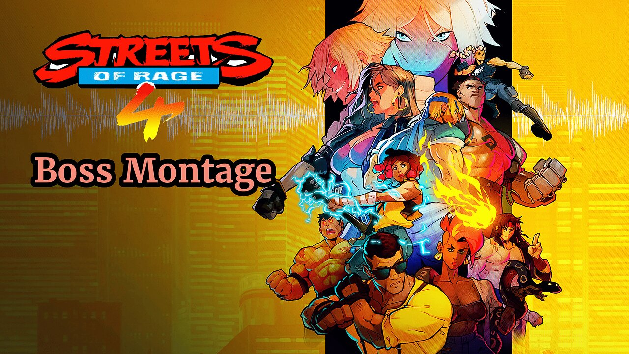 Streets of Rage 4 Boss Montage | All Epic Boss Fights in HD - Streets Of Rage 4 Boss Battles