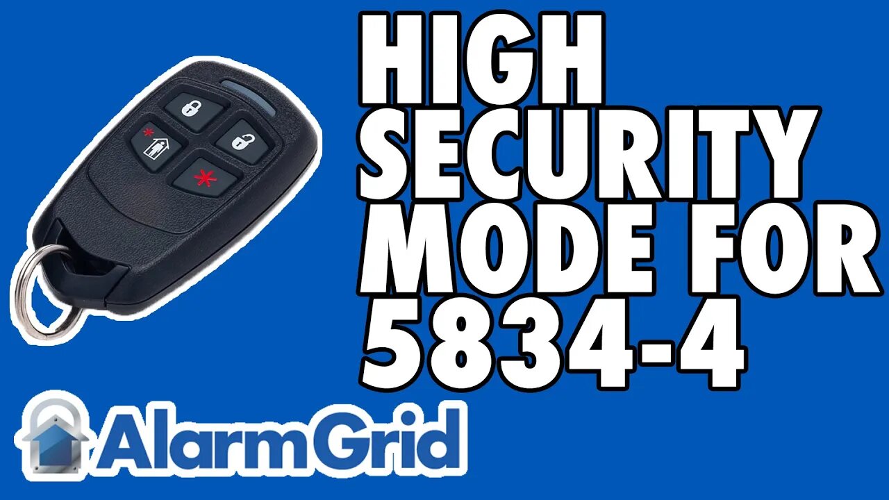 Putting a 5834-4 Into High Security Mode