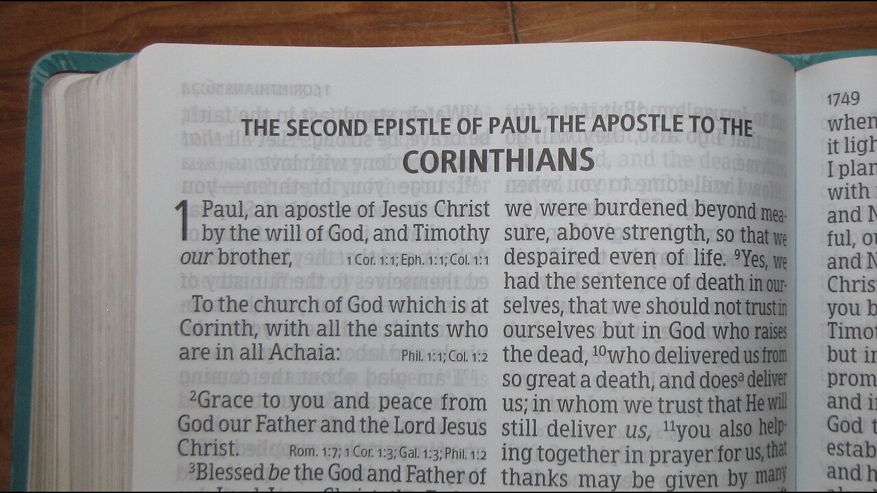 2 Corinthians 5:18-6:2 (In an Acceptable Time I Have Heard You)