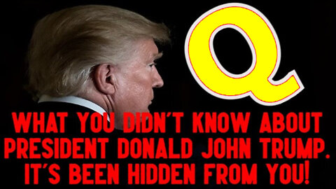 Bombshell!! What You Didn't Know About President Donald J. Trump. It'S Been Hidden From You!