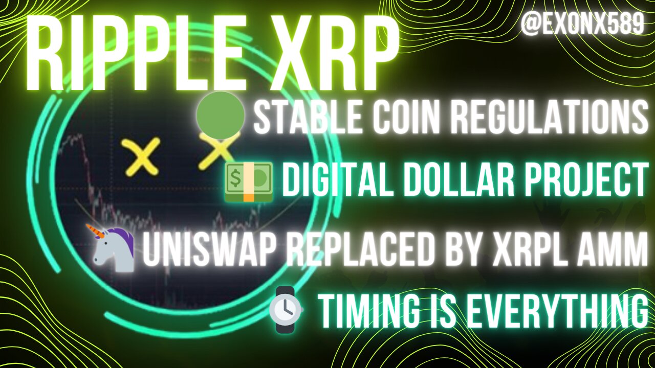 🟢 #STABLECOIN REGS💵 DIGITAL DOLLAR PROJECT🦄 #UNISWAP REPLACED BY #XRPL #AMM⌚️ TIMING IS EVERYTHING