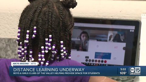 Distance learning underway in the Valley