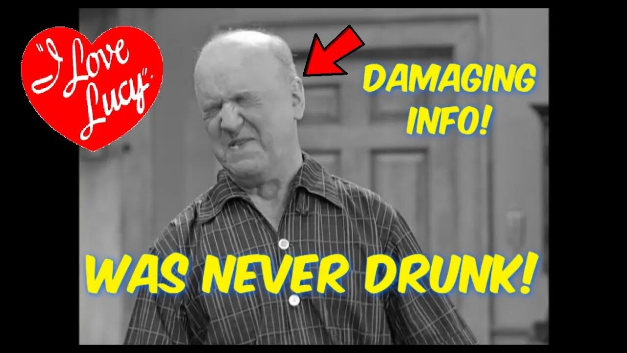 Major LIES/Hit Piece SPREADING about Bill Frawley (Fred Mertz) from "I Love Lucy!"