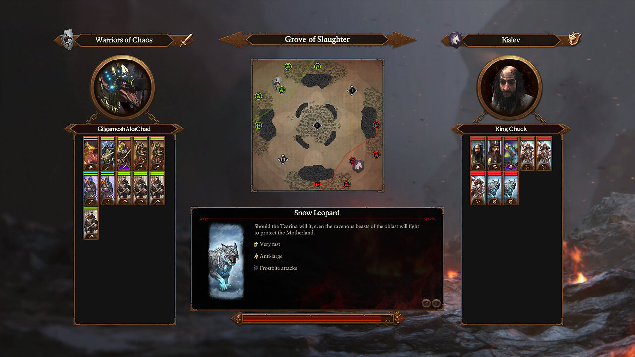 Learning Warriors of Chaos (4/5) versus Kislev
