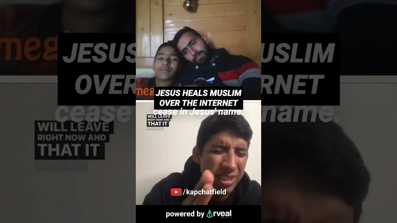 Jesus HEALS Muslim over the internet 🤯 #jesus #christianity #bible #god #spirituality
