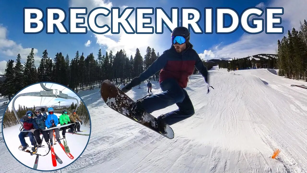 Breckenridge Terrain Park Jumps and Peak 8 Bowls