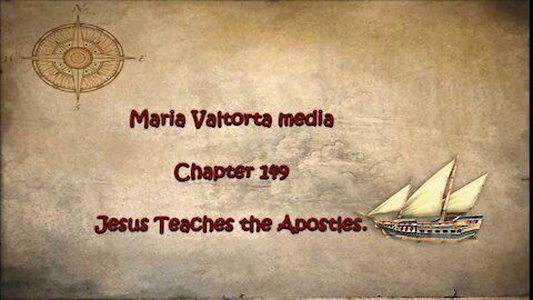 Jesus Teaches the Apostles.