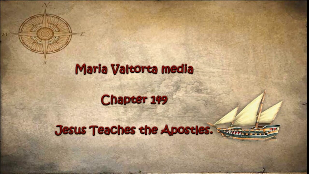 Jesus Teaches the Apostles.