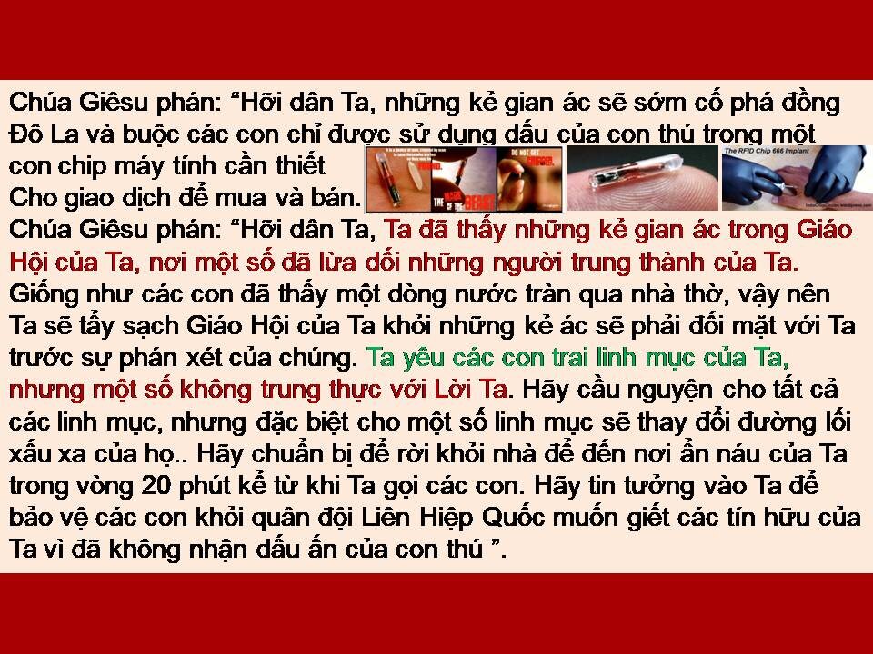 HÃY CHUẨN BỊ TÂM HỒN ĐỂ GẶP CHÚA GIÊSU TRONG CUỘC SOI SÁNG LƯƠNG TÂM ĐÃ GẦN KỀ! Các TĐ JL. P220