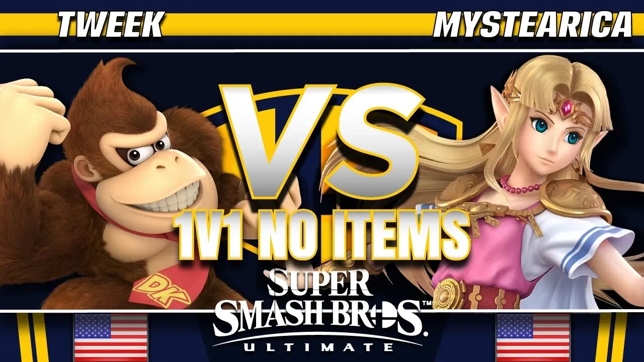 Tweek (DK) vs. Mystearica (Zelda) - SSBU Demo - TBH8