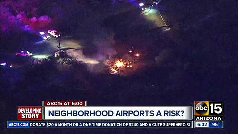 Deadly Scottsdale plane crash raising questions about neighborhood safety nearby