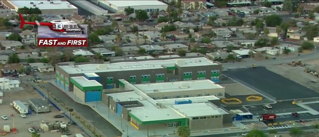 Chopper 13 above Ullom Elementary School