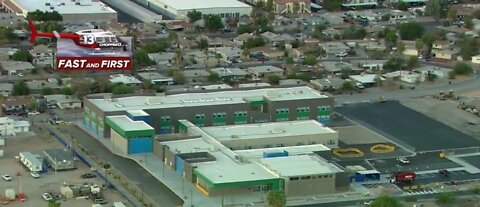 Chopper 13 above Ullom Elementary School