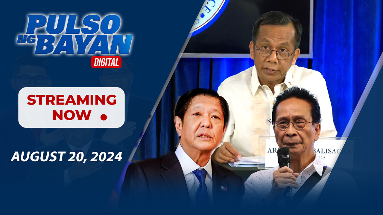 LIVE | Pulso ng Bayan kasama sina Admar Vilando & Jade Calabroso | Agosto 20, 2024