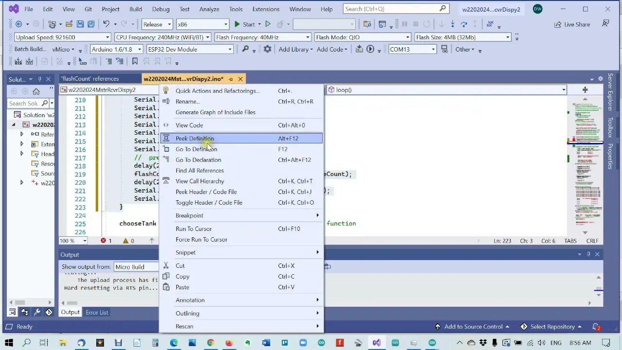 Esp32 Arduino it is easy to create a function two minutes.