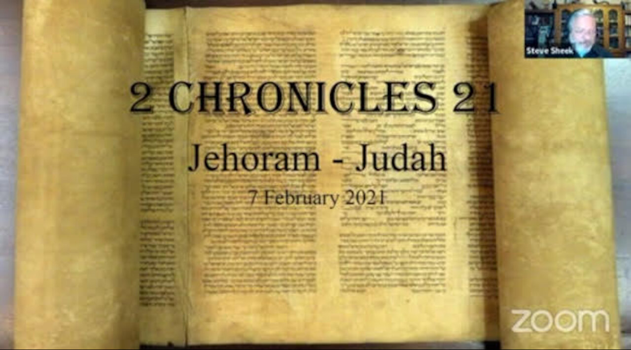 2 Chronicles 21. King Jehoram Fails Miserably