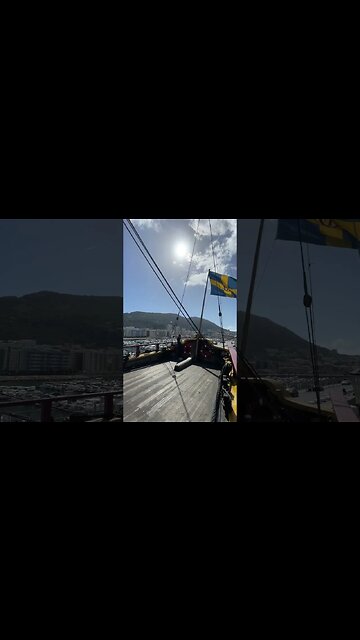 Swedish Ship at Gibraltar #shorts