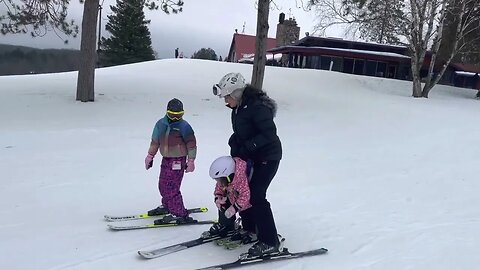 First Time Skiing