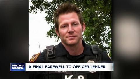 Saying goodbye to Officer Lehner