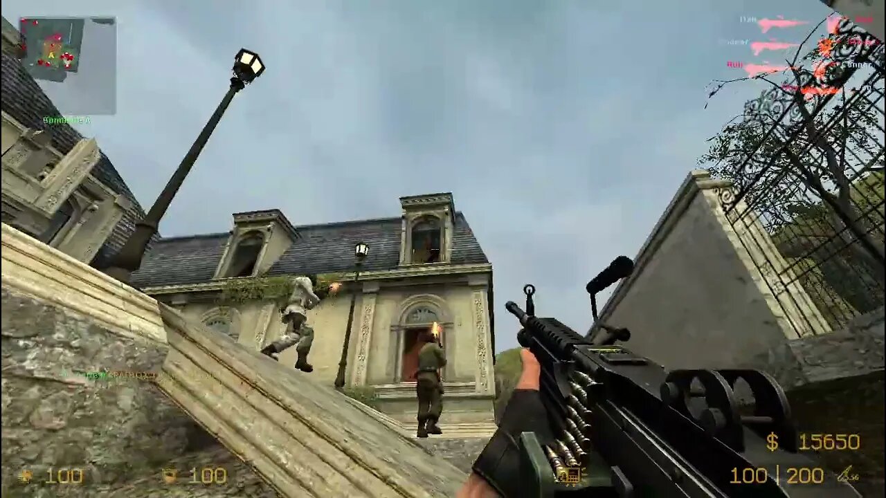 Counter Strike Source Chateau #12 Only Machine Guns