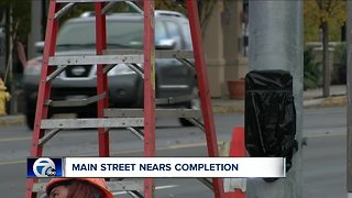 Williamsville Main Street nears completion