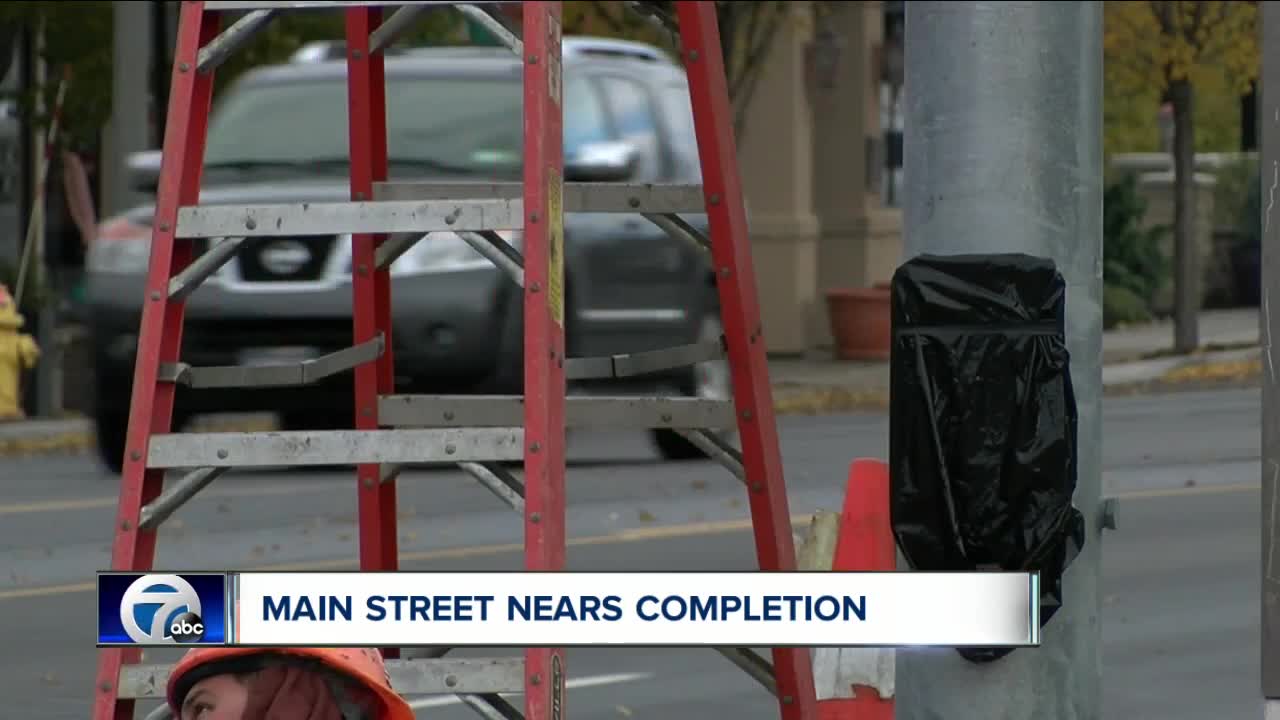 Williamsville Main Street nears completion