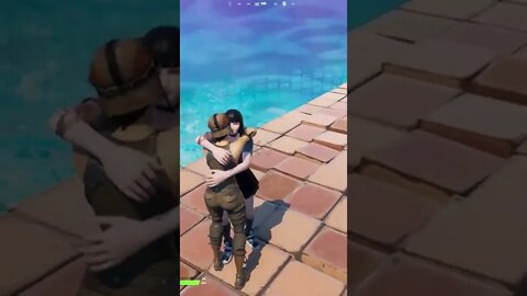 I MADE A FRIEND?❤️ Fortnite Shorts