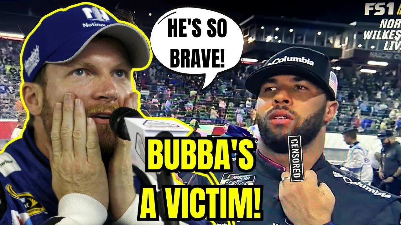 Dale Earnhardt Jr BLASTS NASCAR FANS For Being 'MEAN' TO BUBBA WALLACE In PATHETIC DEFENSE!